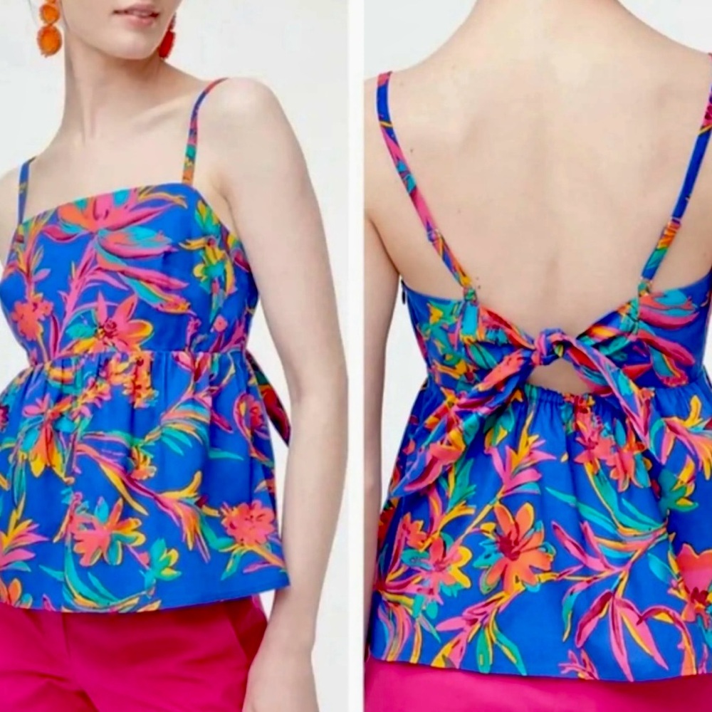 J. Crew Tropical Floral Camisole